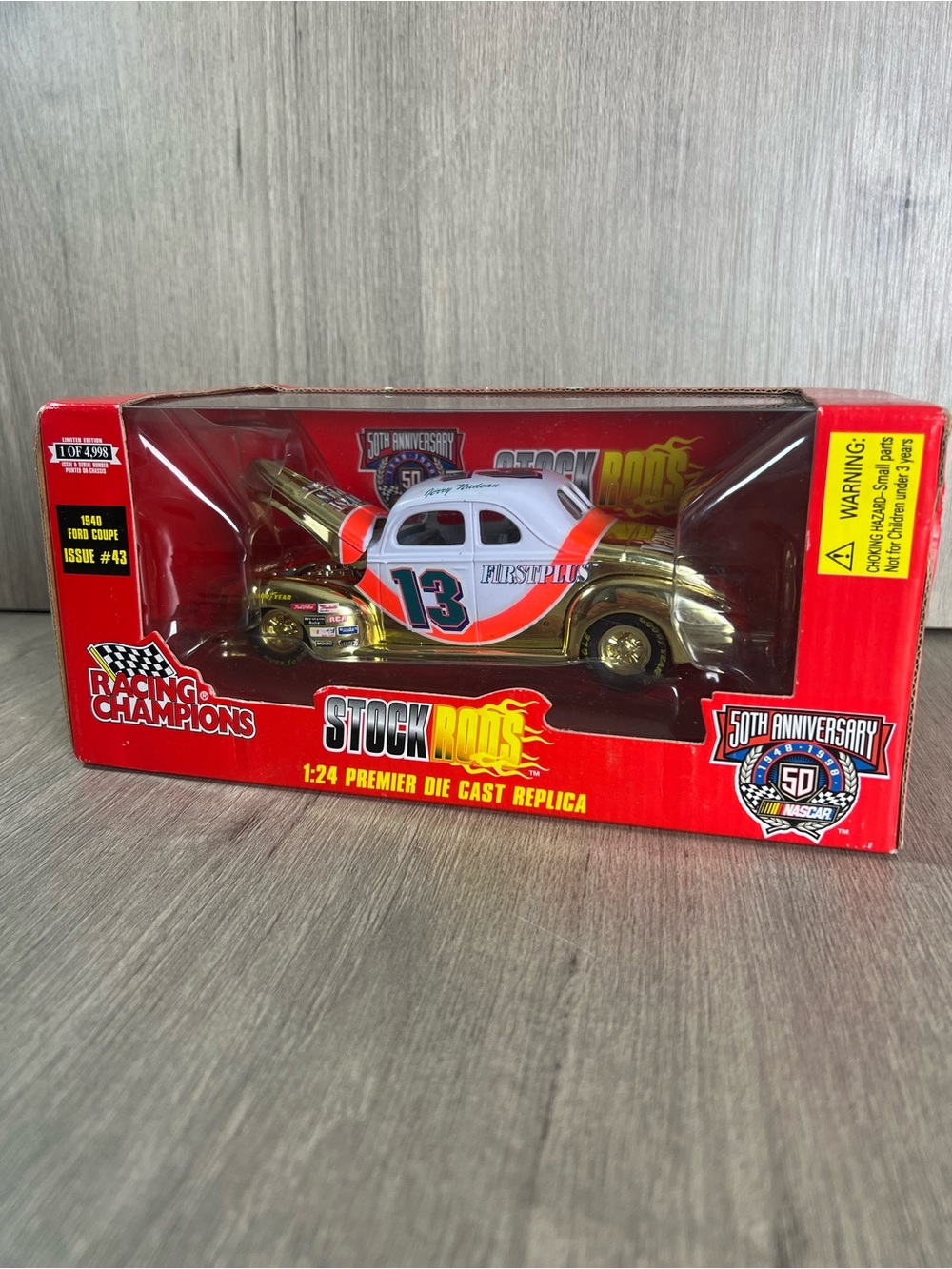 Racing Champions 1/24 Stock Rods #13 Jerry Nadeau 1940 Ford Coupe die cast